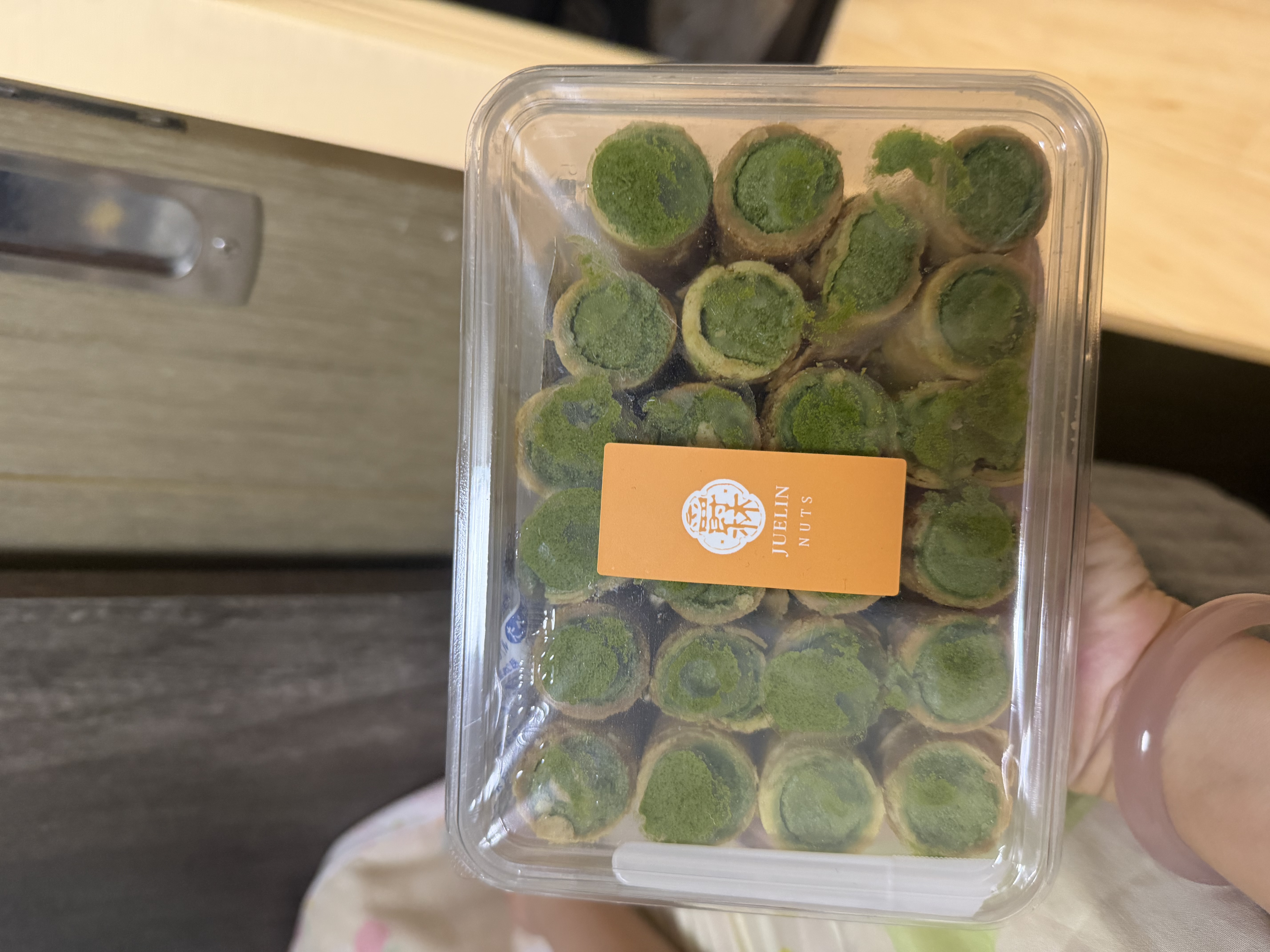 現貨 台灣爵林堅果坊 冰心蛋捲-抹茶味