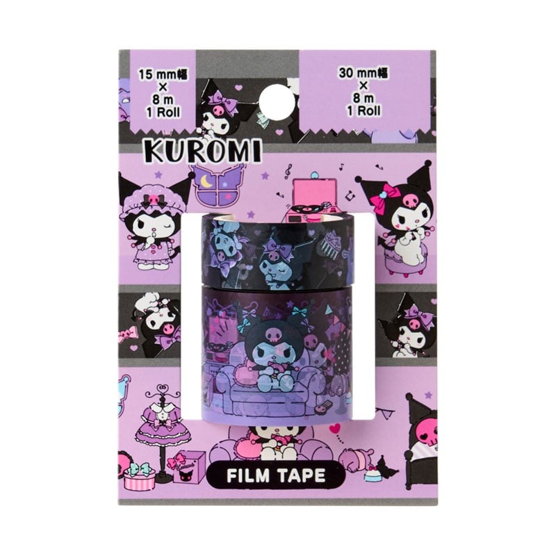 現貨｜【一套兩卷】Sanrio Kuromi 日版 透明膠帶 Film Tape (58598-0)