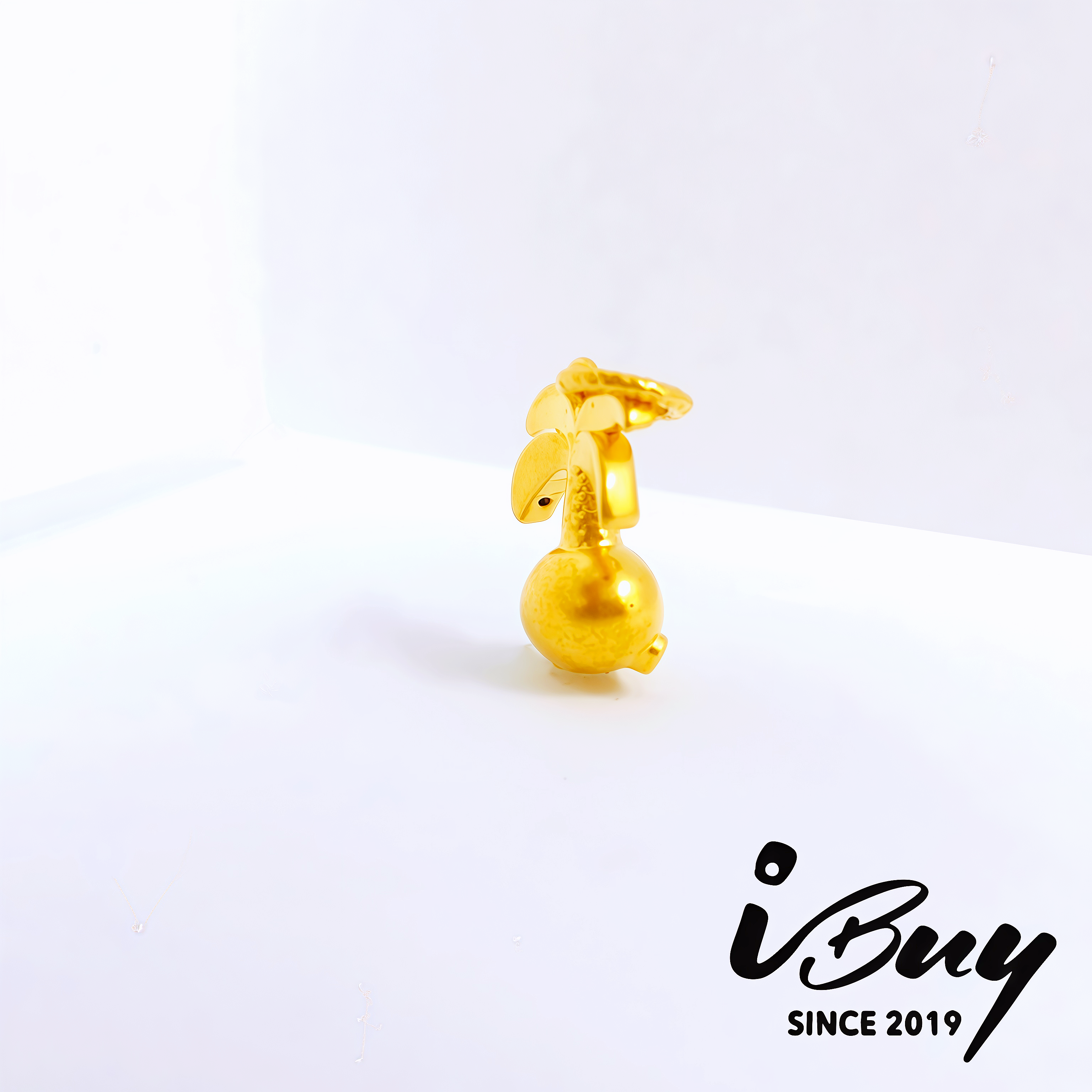 916 HARD GOLD PALM BABY CHARM 916 硬金 椰树宝宝串咀