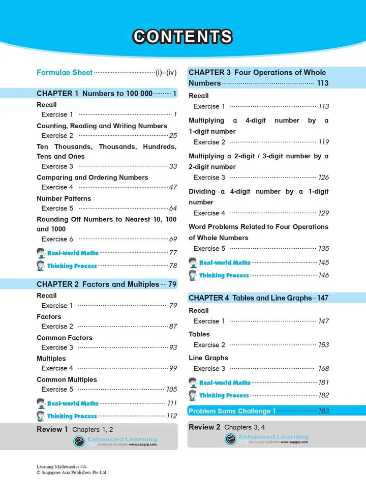 LEARNING MATHEMATICS For Primary Levels 4A