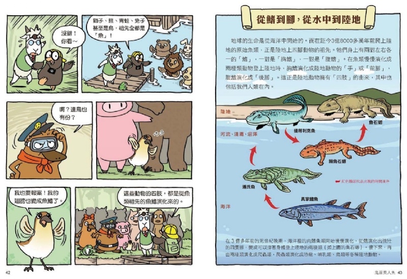 親子天下 達克比辦案10：鬼屋美人魚：人類構造的演化與返祖現象