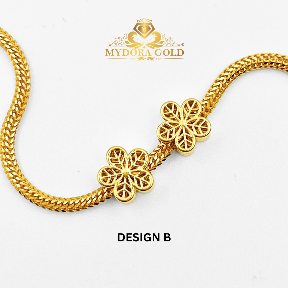 MYDORA Bead Kerawang Full Gold (5G) l EMAS 916/22K
