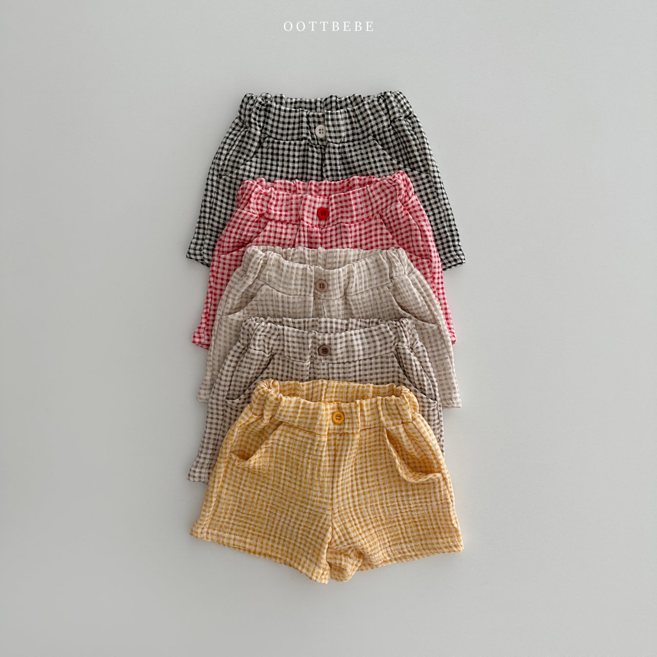 OOTT | Shorts (Brown check S85-95)