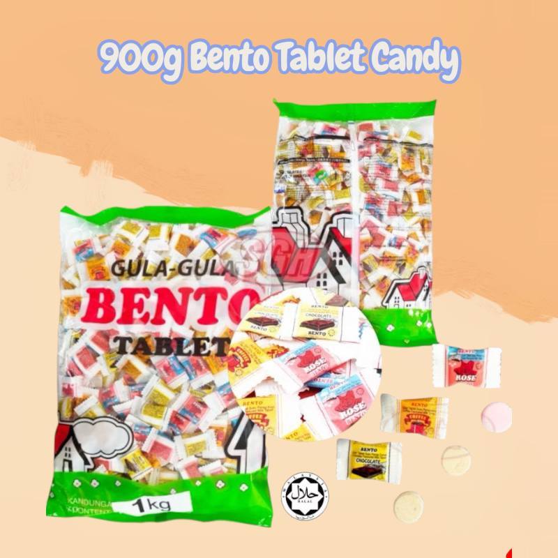 Bento Milk Tablet Candy 900g (480pcs)