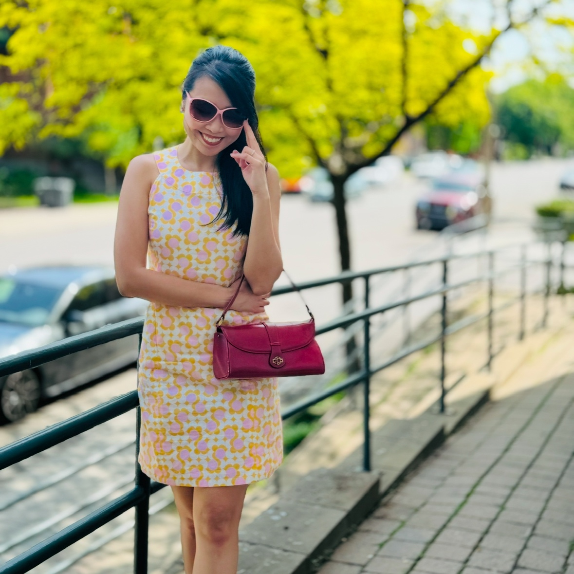 (Ready/Custom-Made) 100% Organic Cotton 60s Style Sabrina Dress (FM173)