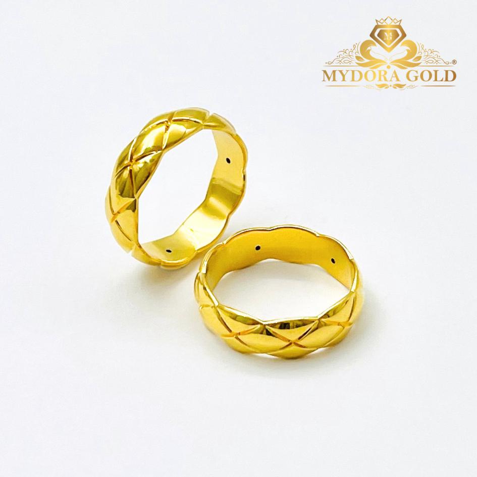 MYDORA Cincin Golden Rope L (5G) l EMAS 916/22K