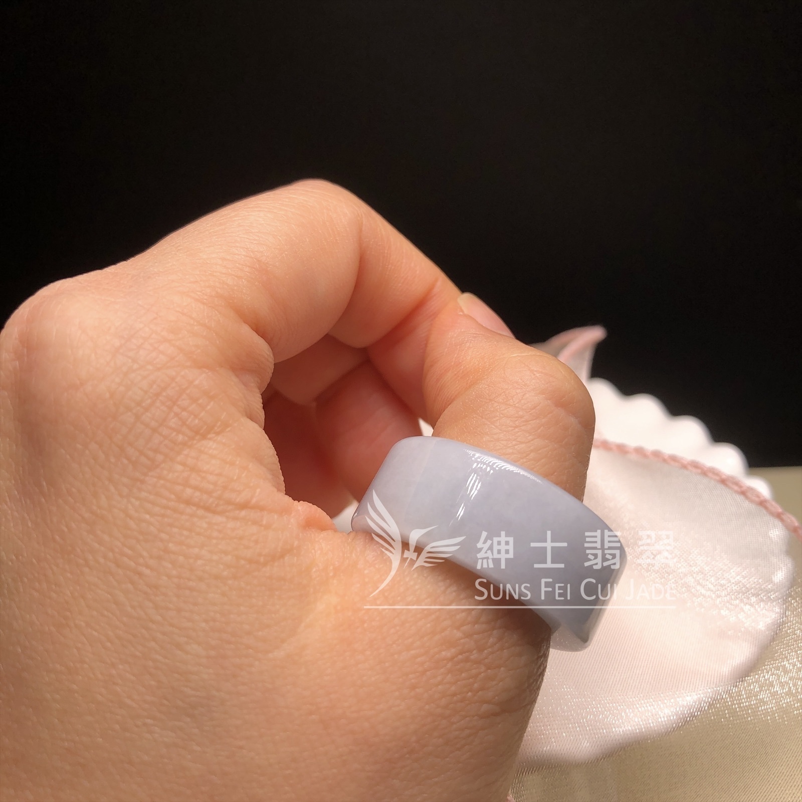 翡翠斑指 （港圈26）D00282