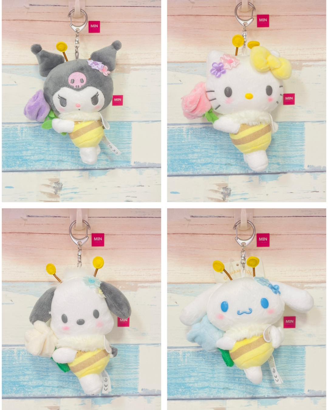 Sanrio 蜜蜂花花系列吊飾