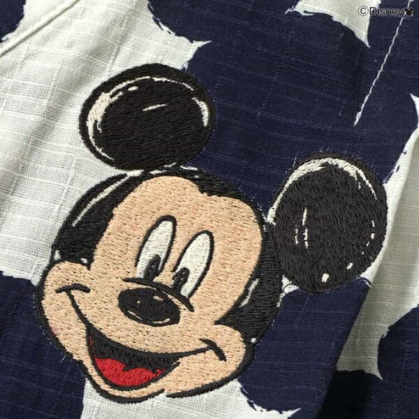 【⭐訂購⭐】🇯🇵日本直送🌀#Disney #Mickey 刺繡圖案甚平套裝［2款選］🌀 [PLCA-0041] [260402]