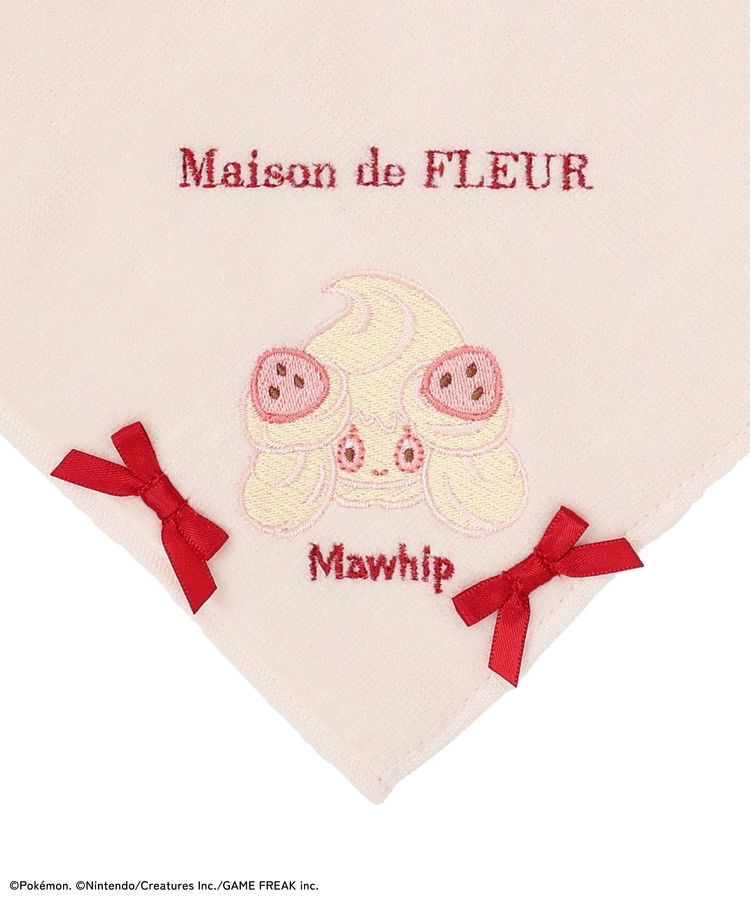 🎀【預訂】 PokePeace x Maison de FLEUR 刺繡手帕 - Mawhip