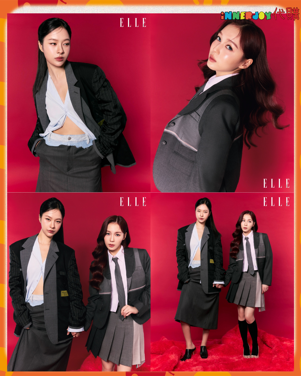 預購 (售完即止) | NamtanFilm MilkLove ViewMim - Elle Thailand 內頁 GirlRules 4月號  Issue Apr 雜誌