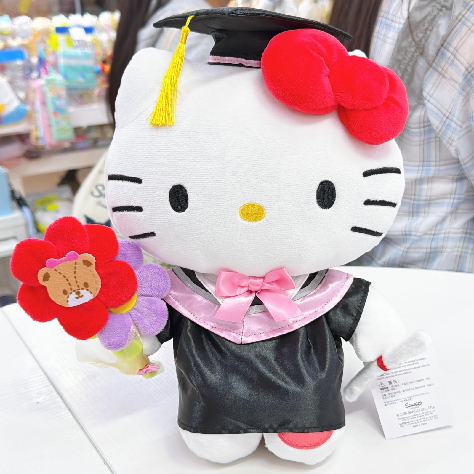 原裝行貨sanrio 40 cm畢業公仔