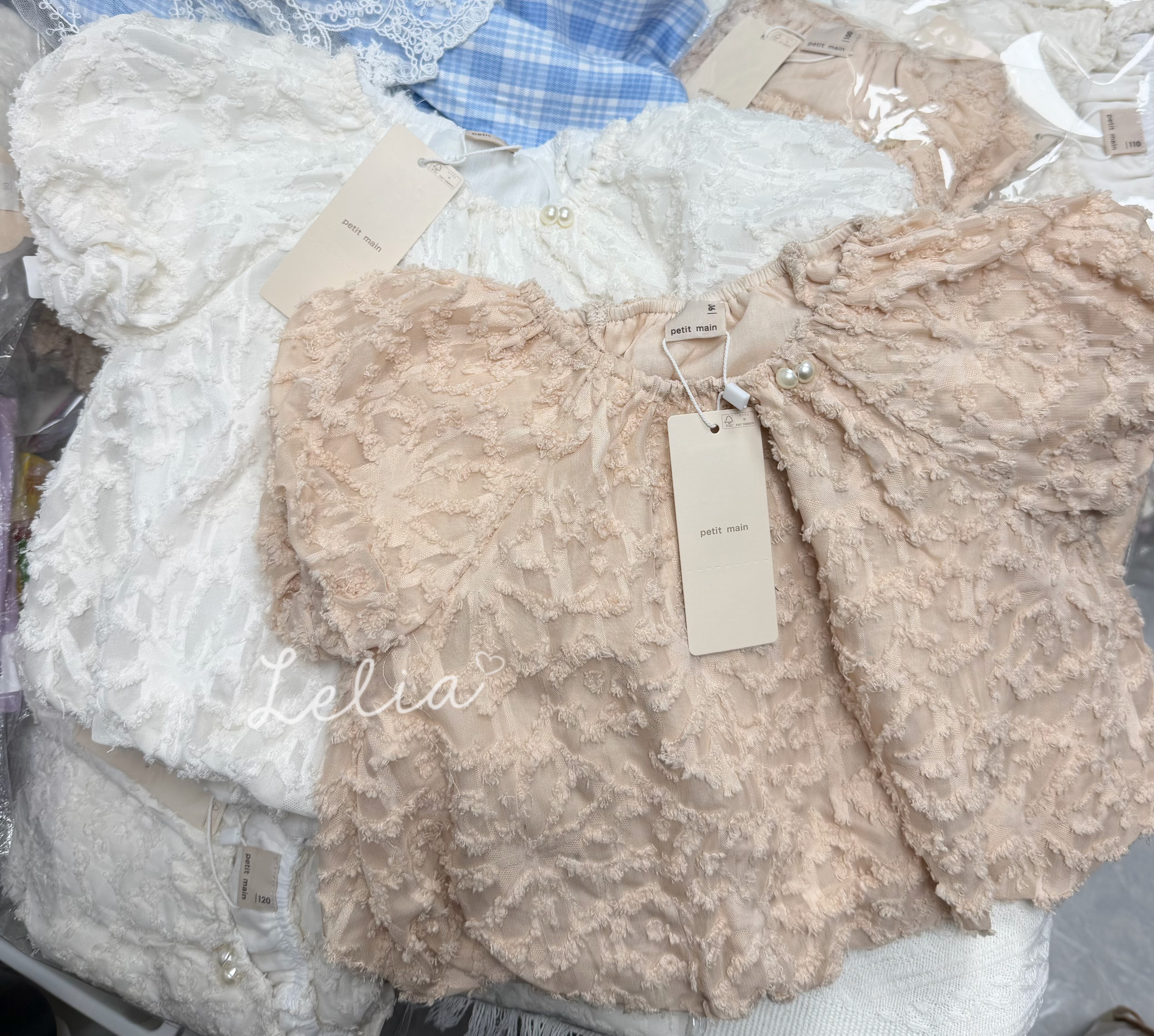 ▫️現貨▫️PetitMain氣質泡泡袖衫（2色）