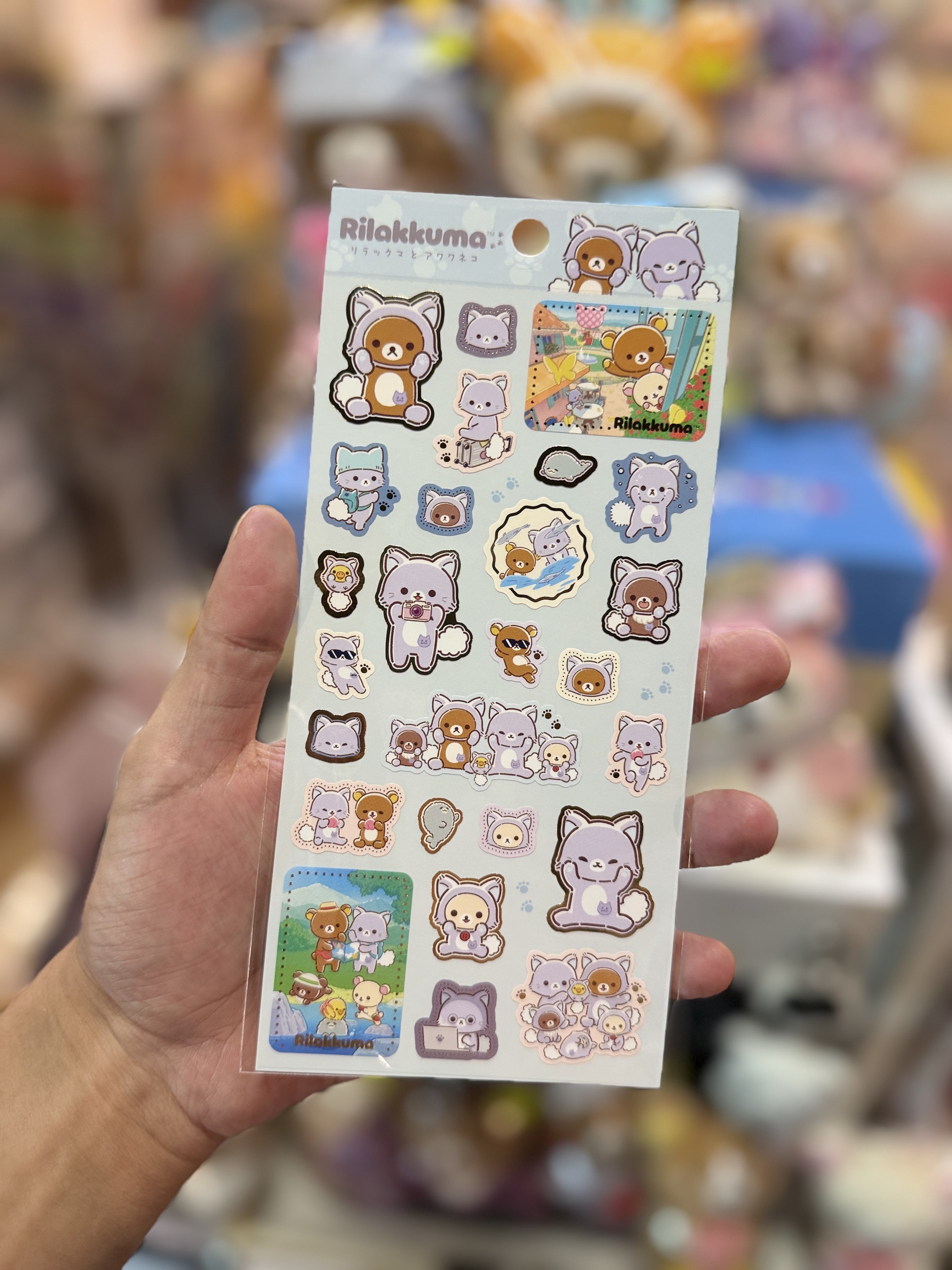 《現貨》全新Rilakkuma瓦瓦貓系列貼紙