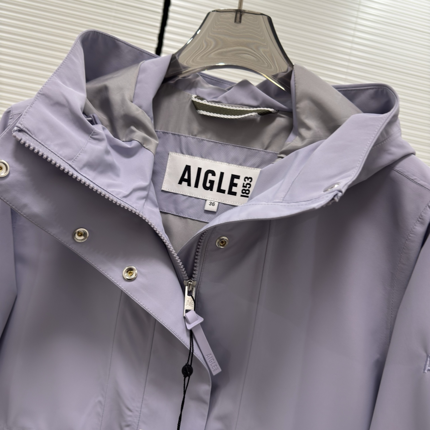 法國 AIGLE 連帽收腰衛鋒衣外套