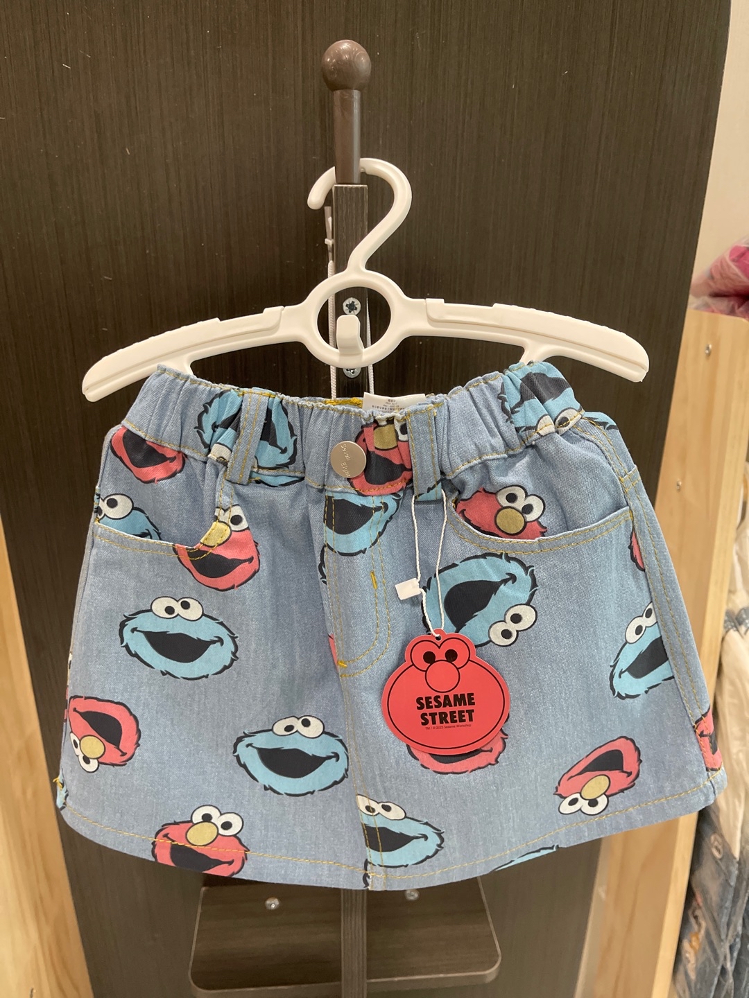 A0064 芝麻街牛仔裙