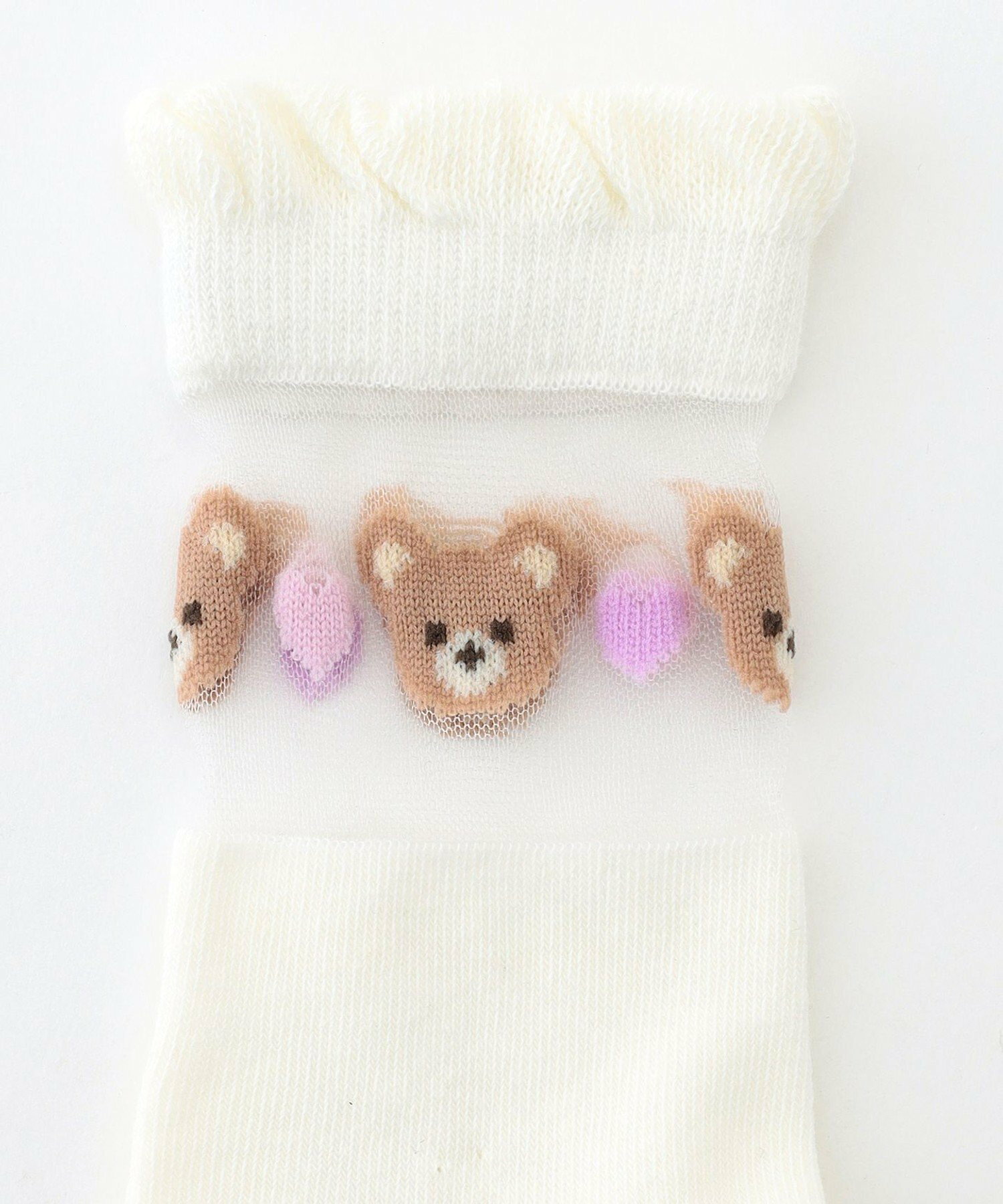 🆕【⭐訂購⭐】 🇯🇵日本直送🌀可愛透視圖案 荷葉邊短襪［4款選］🌀[ELBA-0195][260318]