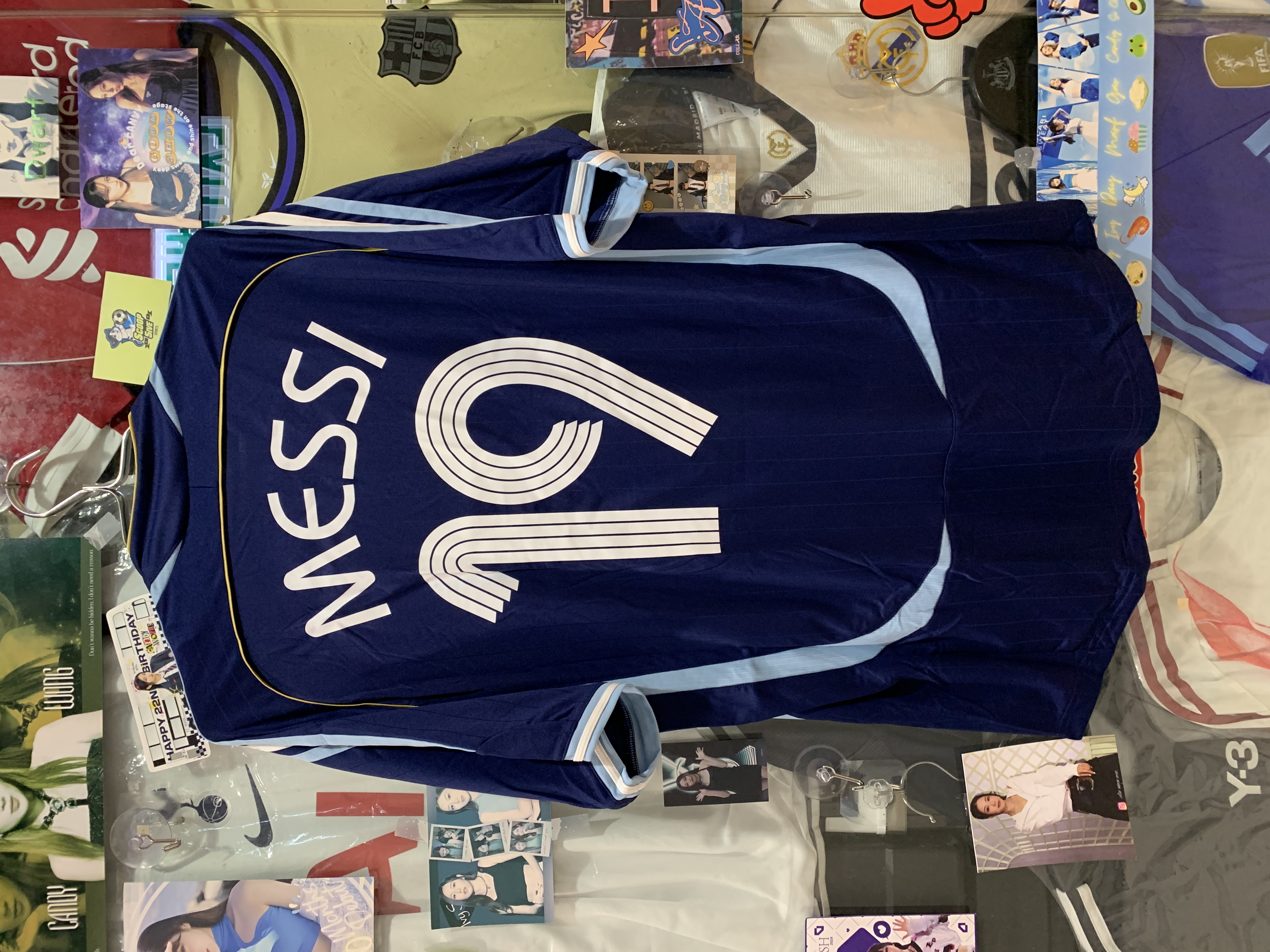 2006 阿根廷 作客 復刻 短袖 連 原裝字 19 Messi