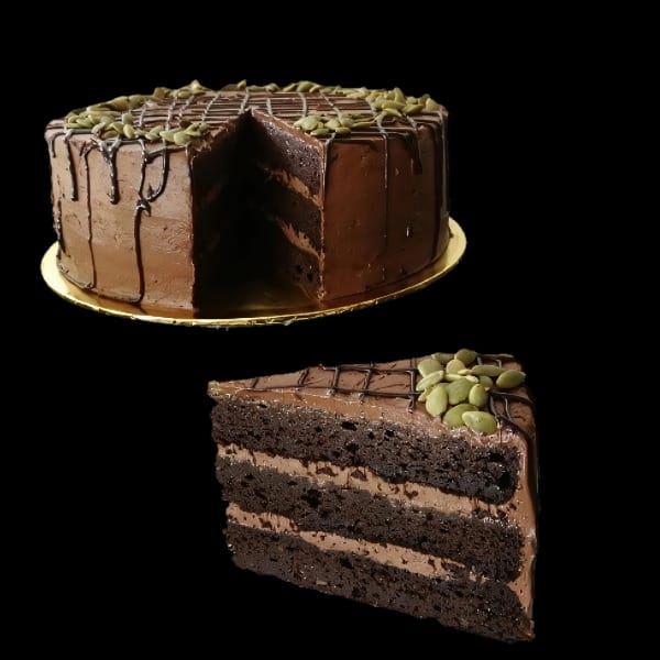 Keto Avocado Dark Chocolate Cake - 5" 