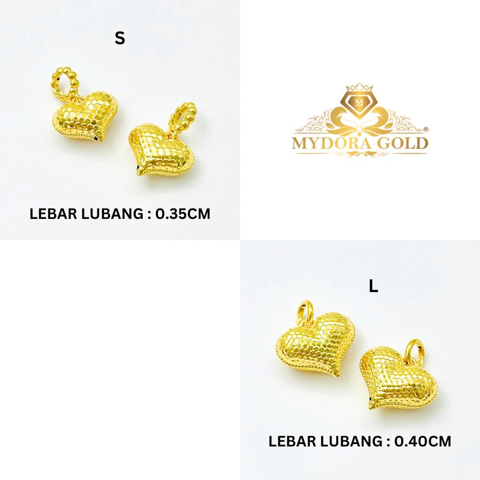 MYDORA Loket Sisik Love Gemuk Full Gold (5G) l EMAS 916/22K