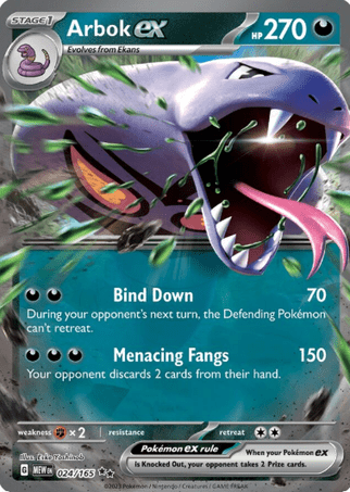 Pokemon TCG  Scarlet & Violet 151 - Arbok EX-024/165