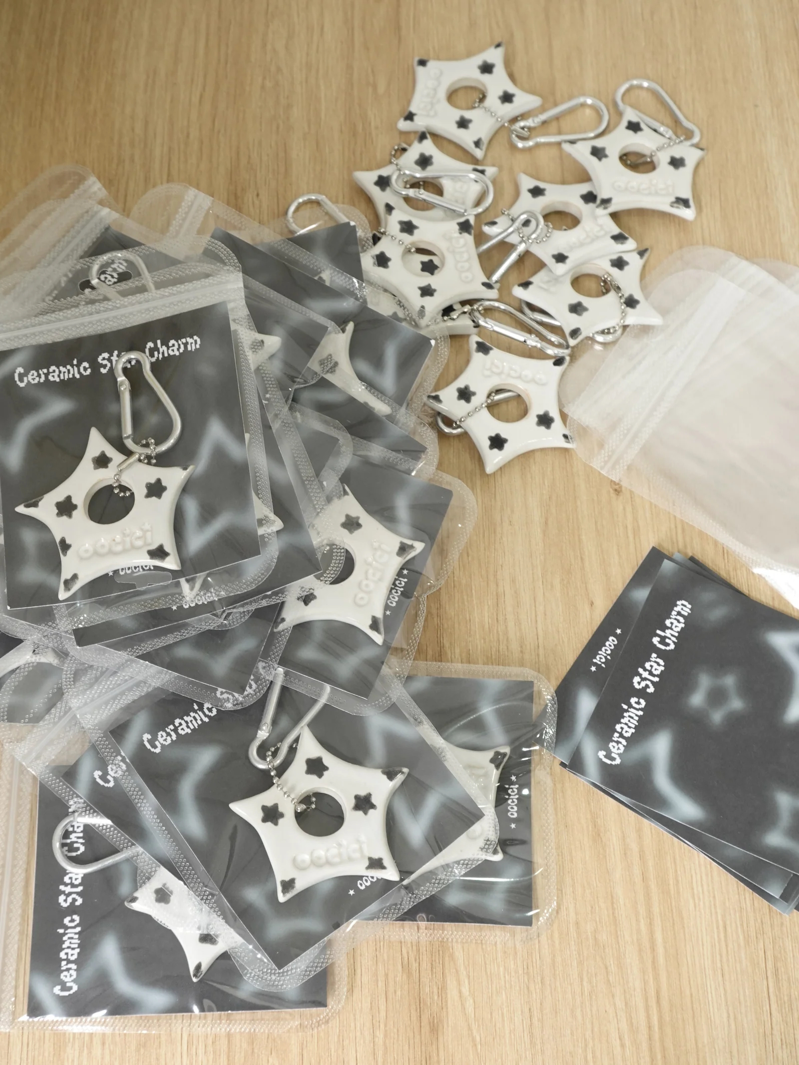 ［OOCICI］☆ Ceramic Star Charm/Keychain ☆