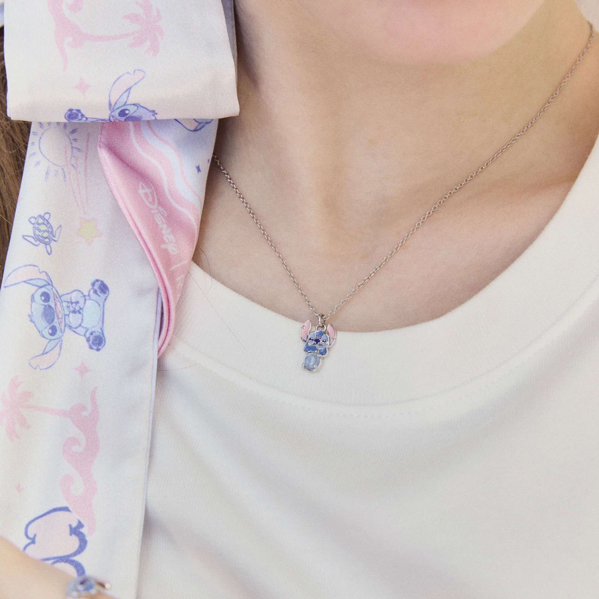 🎀【預訂】RAVIPA x Disney Stitch 海藍寶石頸鏈