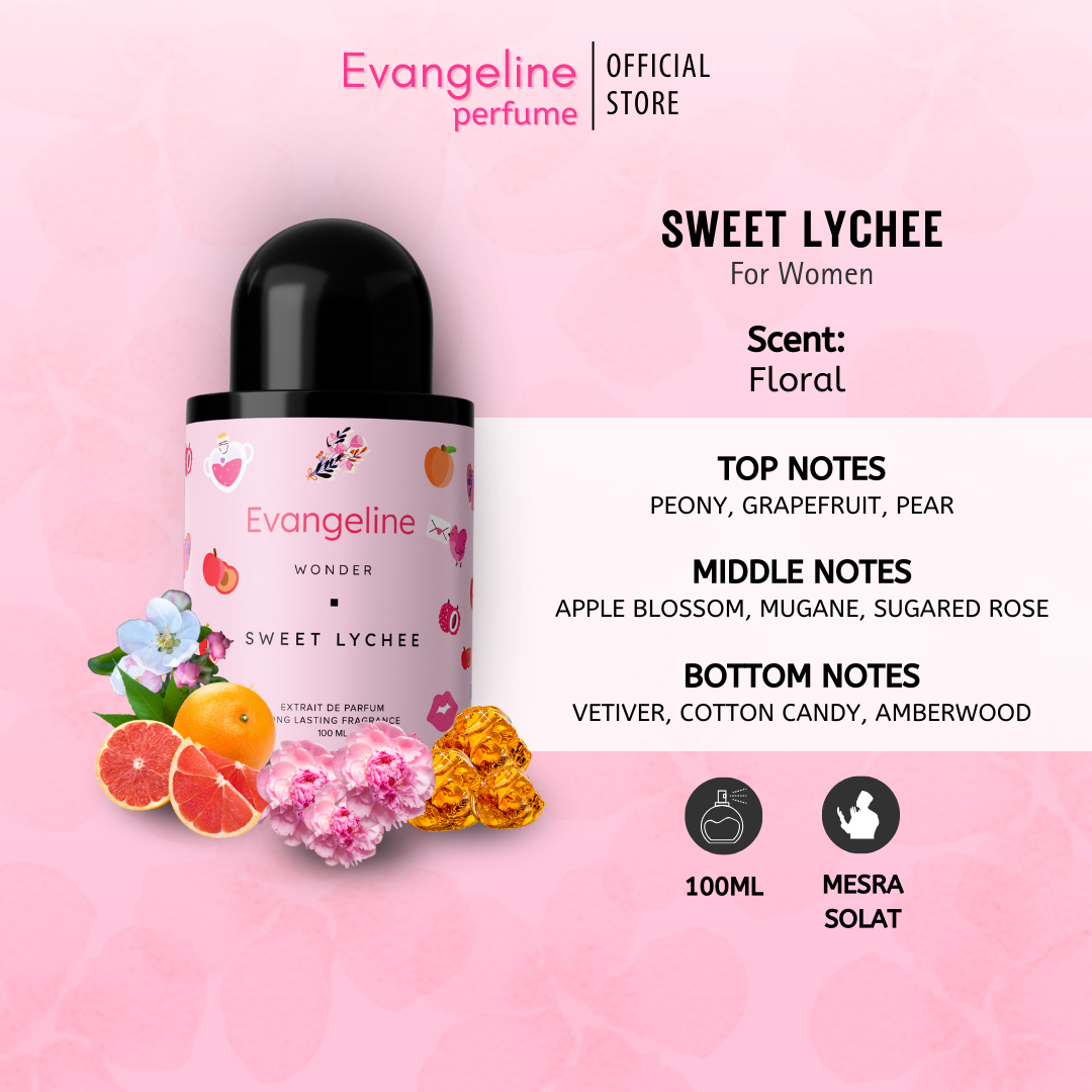 Evangeline Extrait - Sweet Lychee 100ml