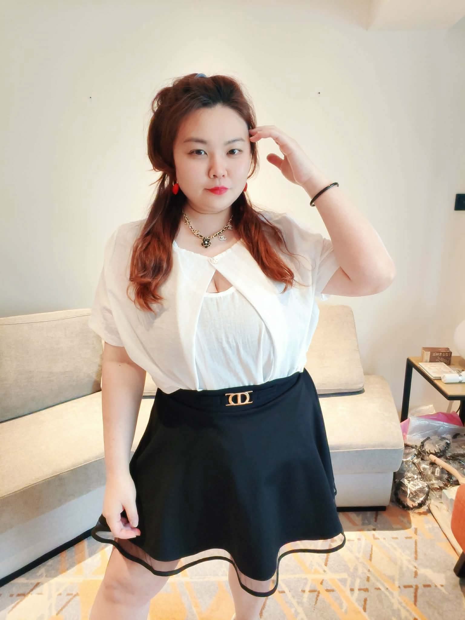 YPC09 5205 冰丝棉麻假两件小性感上衣