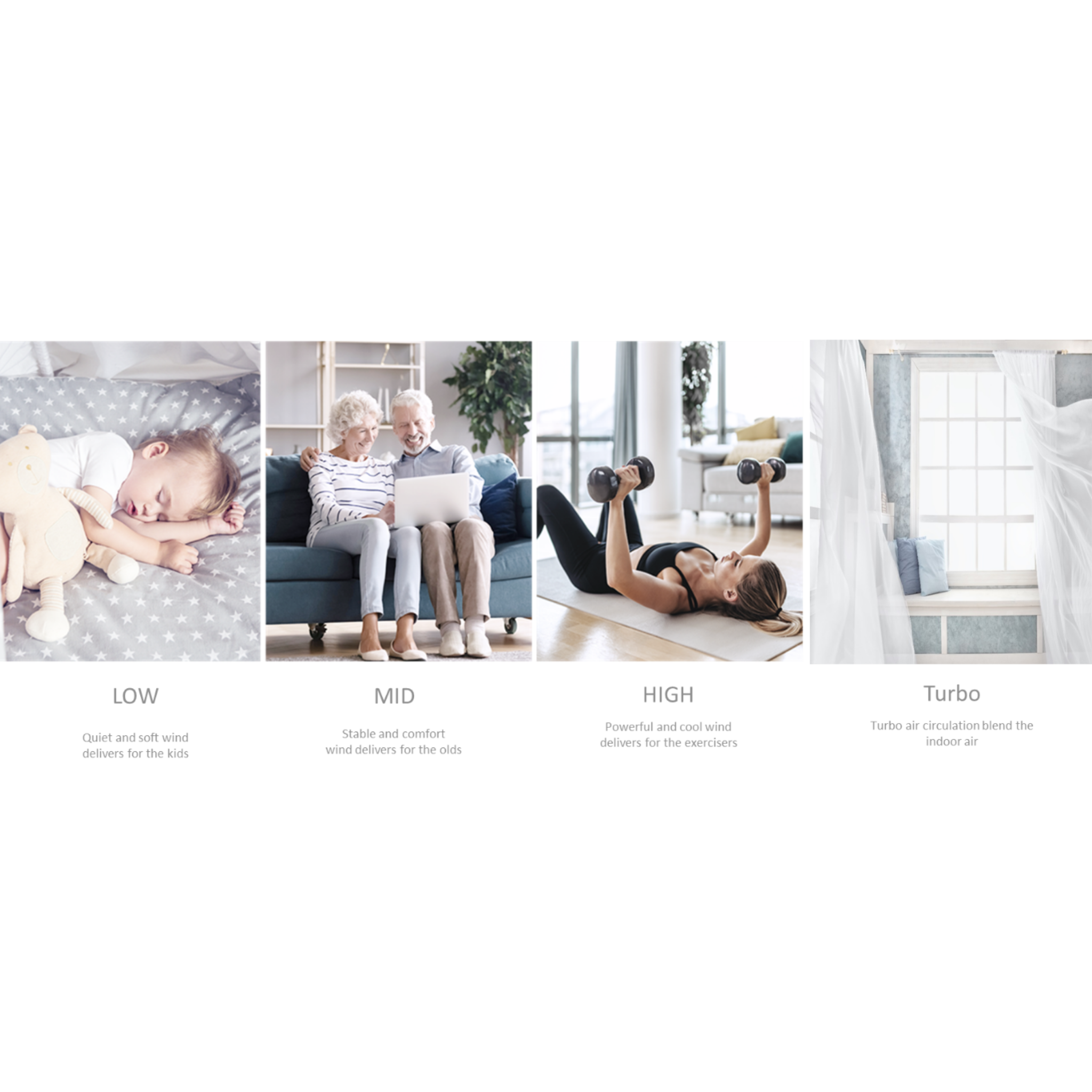 Midea 7" 35W Stand Air Circulation Fan MFG180R0APB