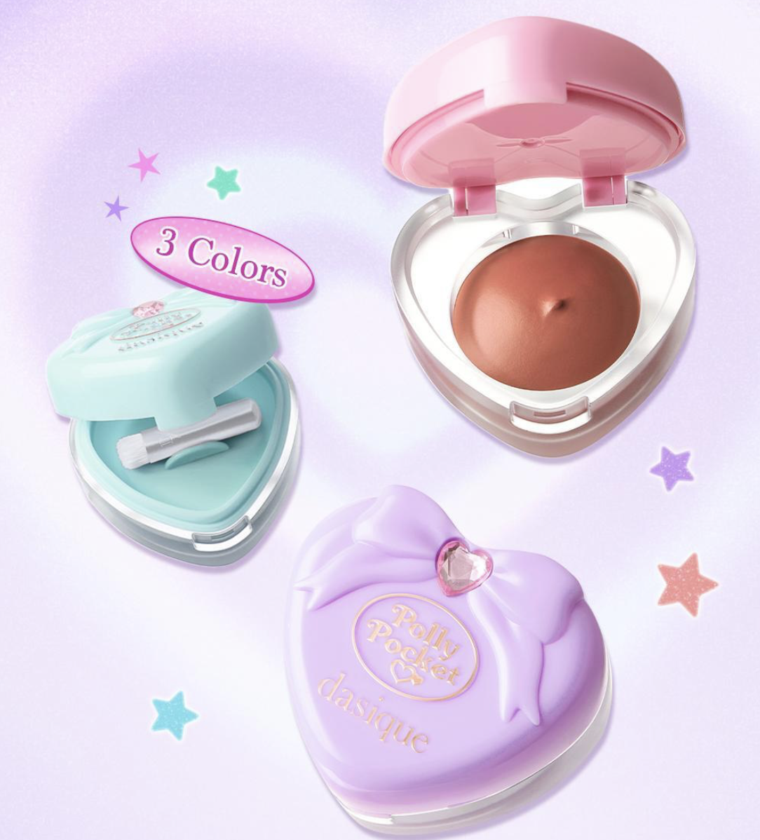 韓國 Dasique x Polly Pocket 聯名 舒芙蕾心形 唇頰兩用霜 3款任選｜Souffle Color Pot