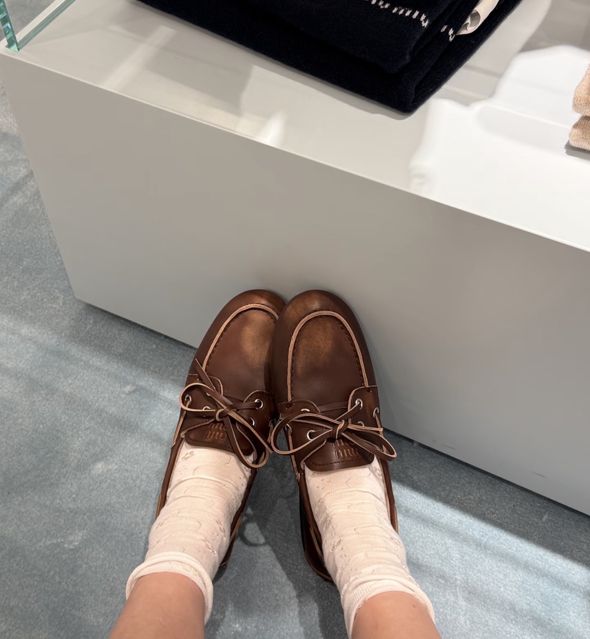 限時優惠✨訂貨🍒MIUMIU 造舊loafer   Size 36/36.5/37/37.5/38/40