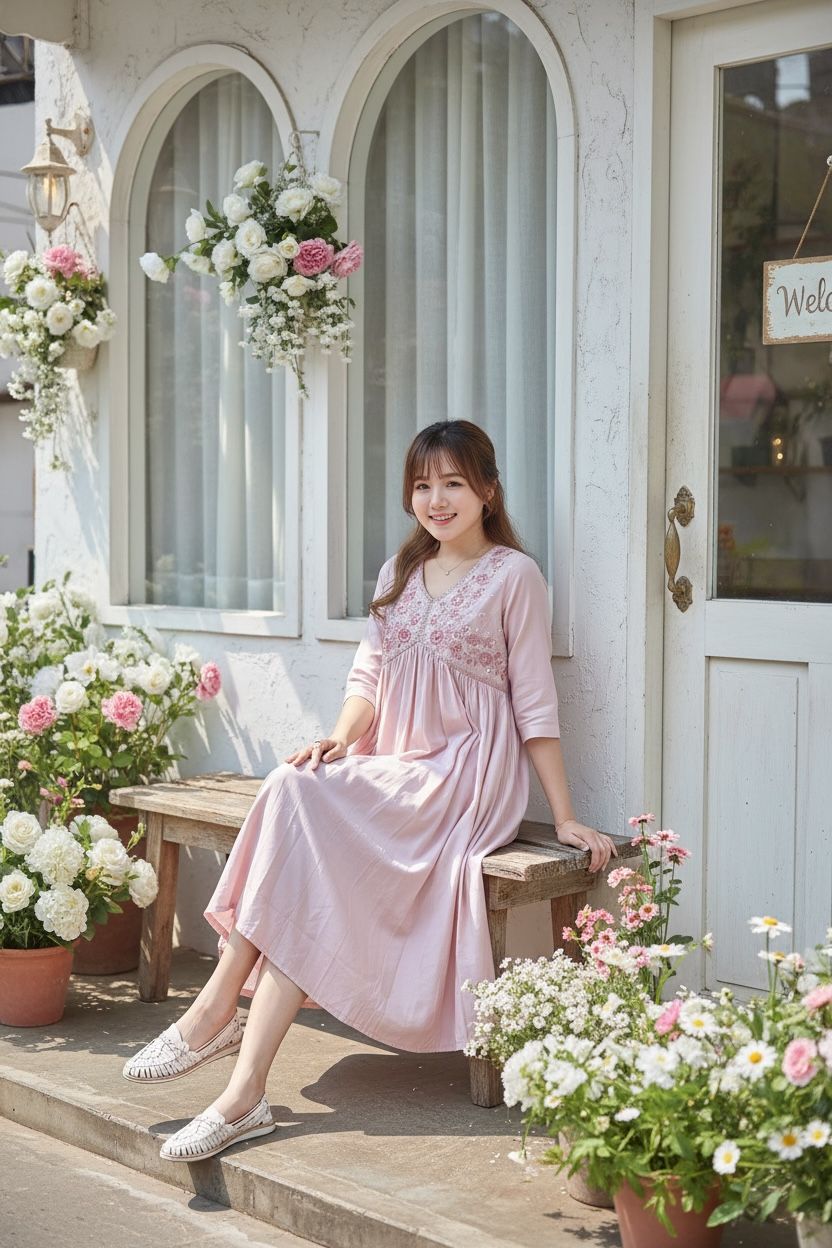2028 Pink X Purple Simple Rose Emb OP 47" 