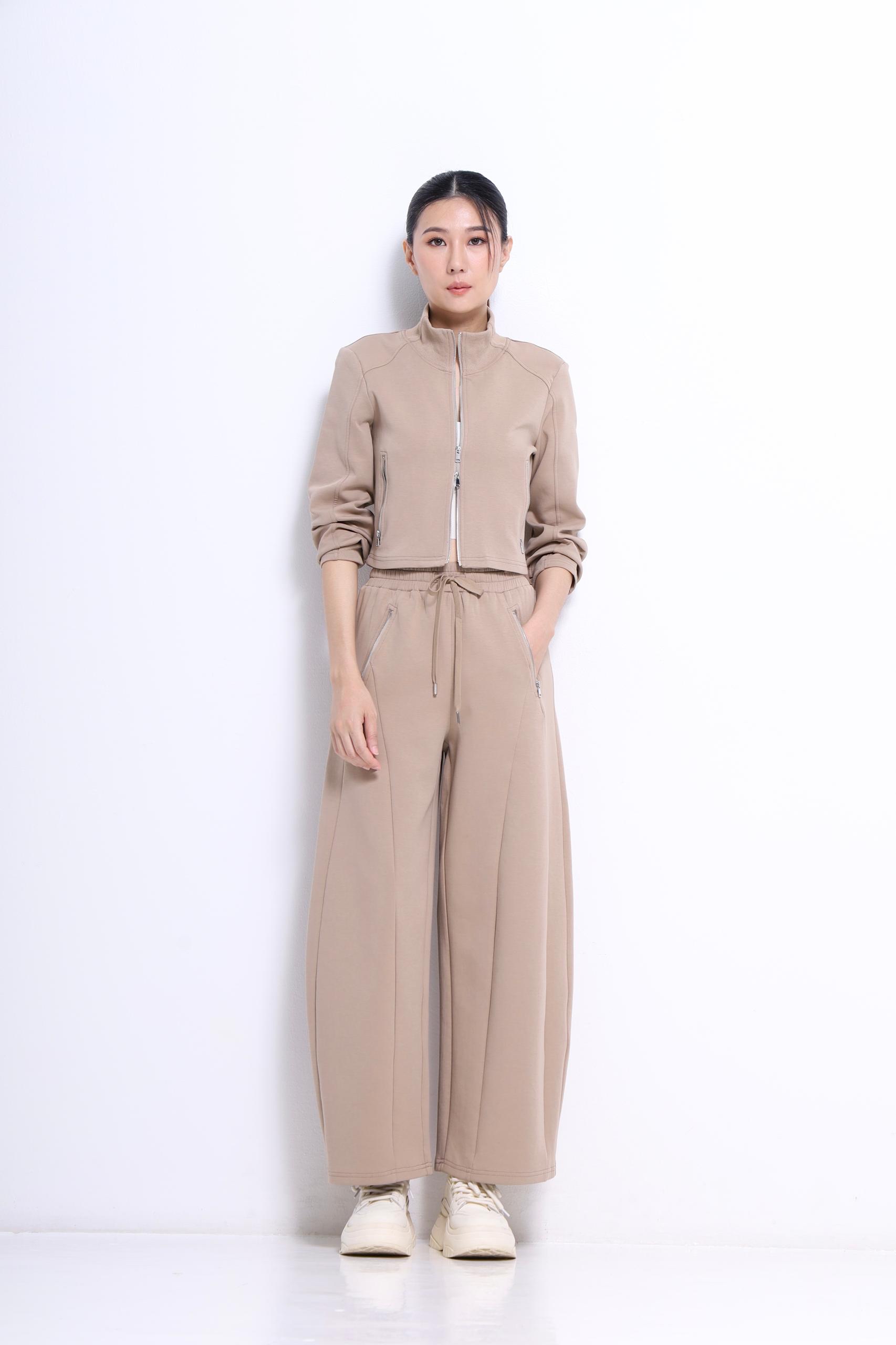 CB2734 Elevate Zip-Up Cropped Jacket