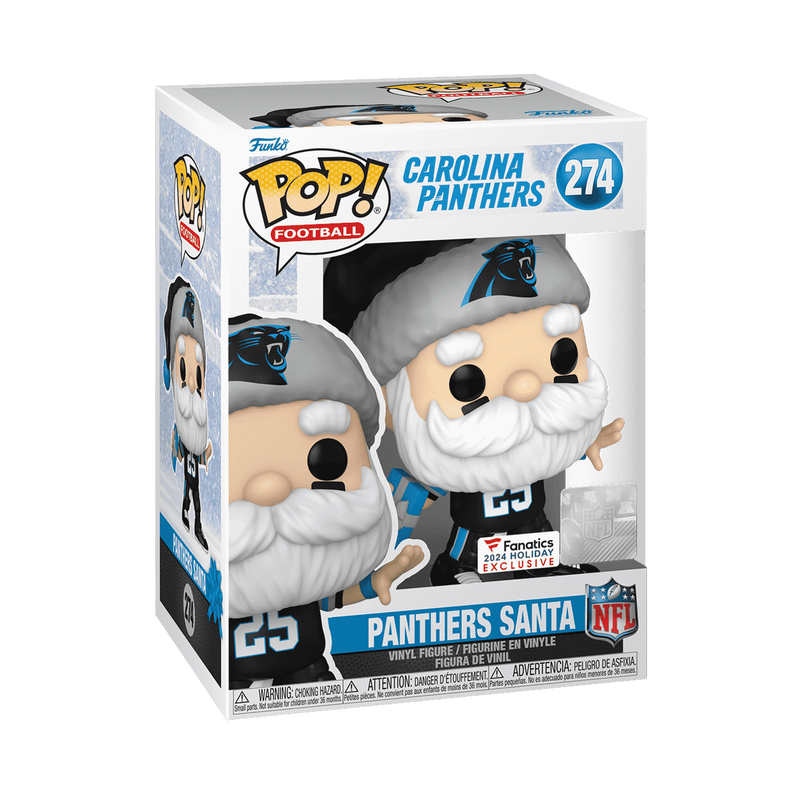 📦訂購 美國代購 Funko POP! NFL Panthers Santa (Throwing) Figure 卡羅來納黑豹 模型