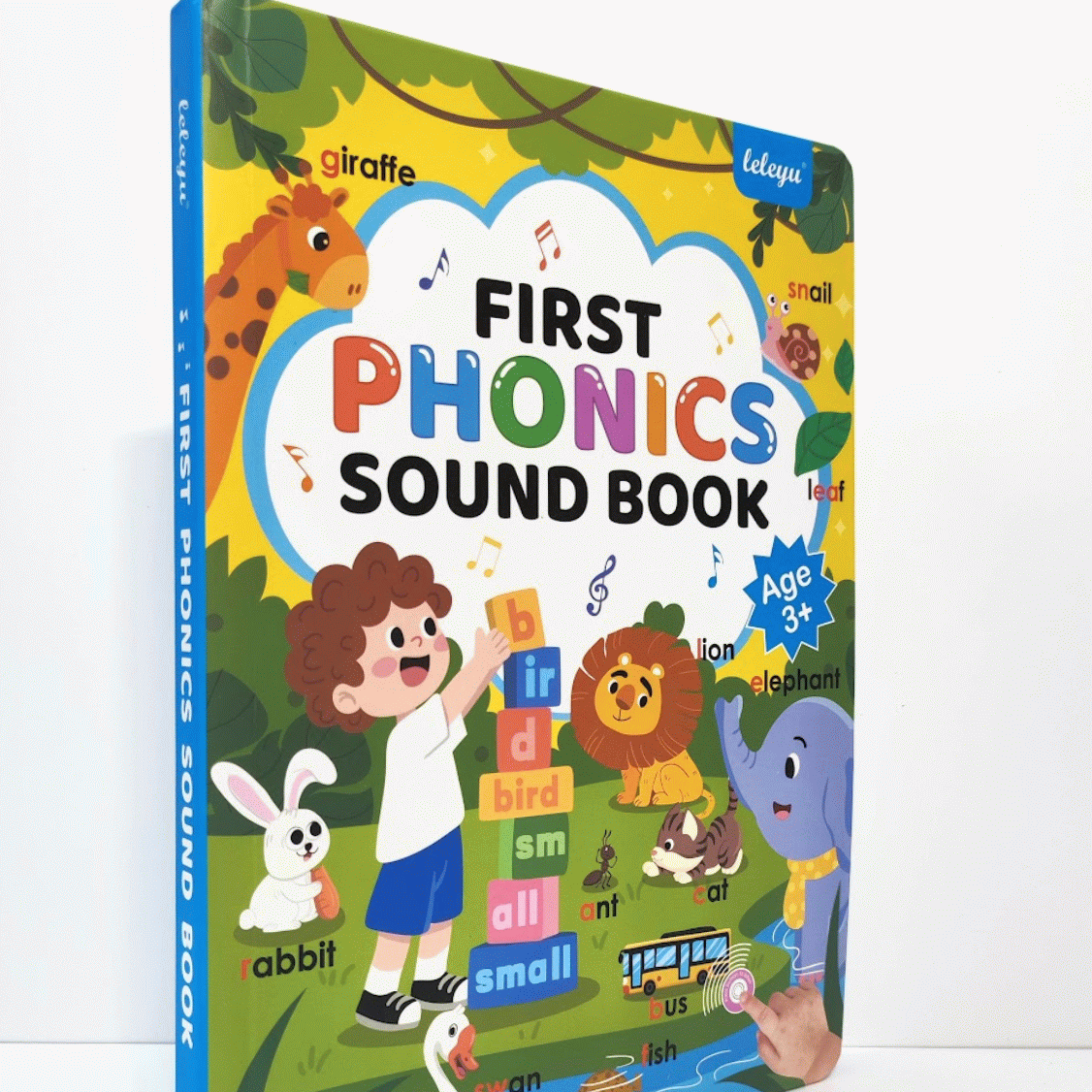 *手指點讀書*Type C 充電*First Phonics Sound Book for Kids | Interactive ABC Alphabet & Phonics Learning | Talking Educational Toy for Toddlers & Preschoolers Age 2–6 Yrs