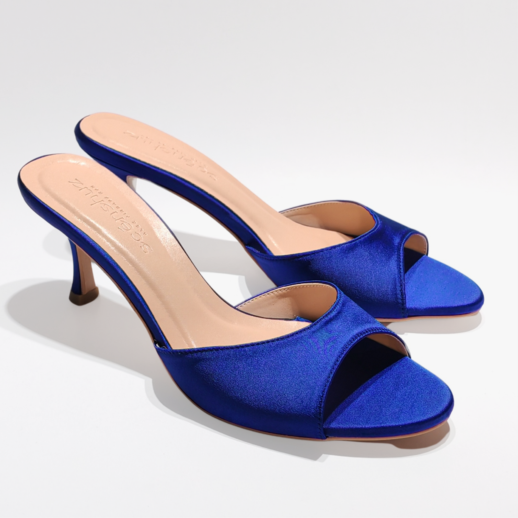 MAYA 65 INDIGO SATIN
