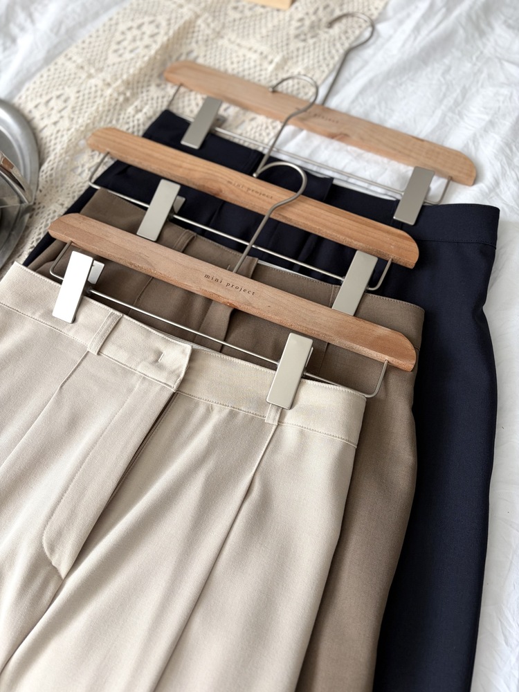 [輕薄!] Summer Timeless Rayon Pants (Light Beige)