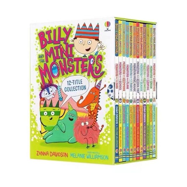 Billy and the Mini Monsters 12 books 比利和小怪物的故事12冊點讀版