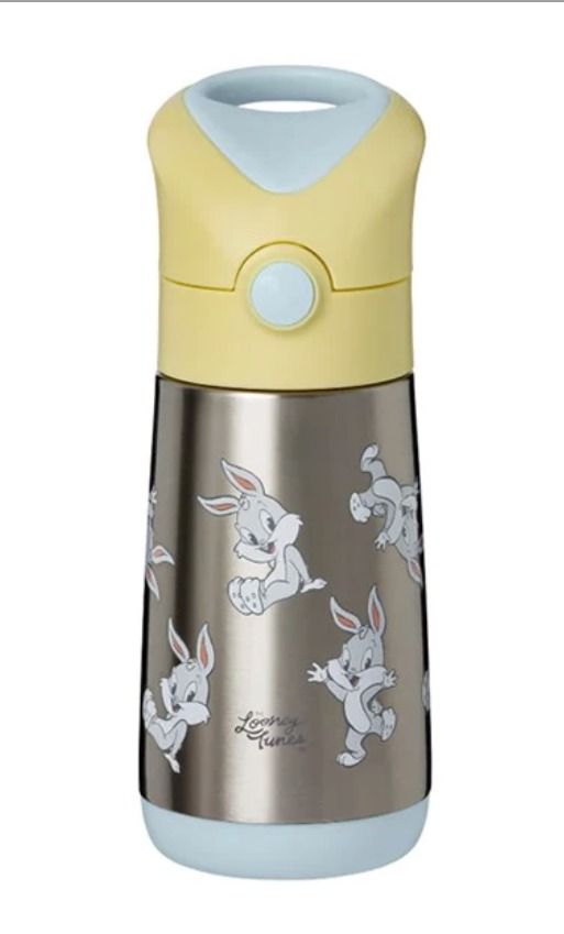 🐰b.box不銹鋼吸管保溫水樽350ml-賓尼兔