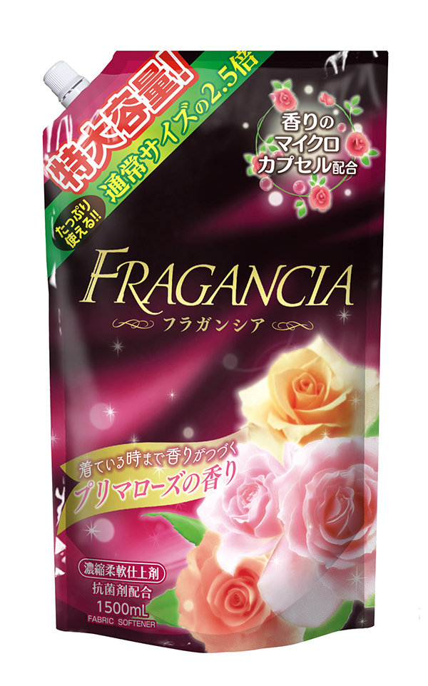 Rocket 濃縮衣物柔軟順劑大容量補充 Fragancia Prima Rose 1500m