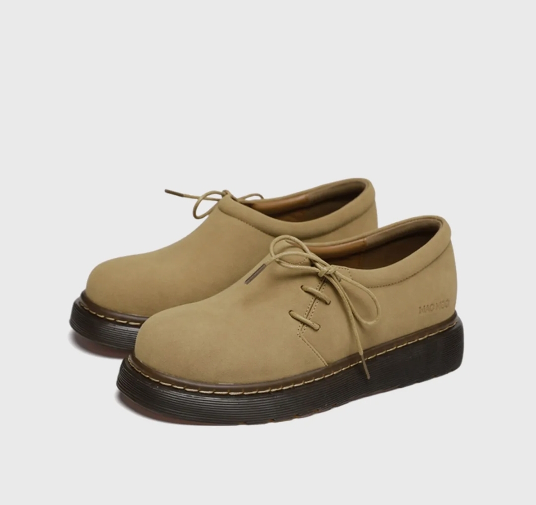 Macmoc Bud Side Lace-Up Cushion Loafers (3cm)