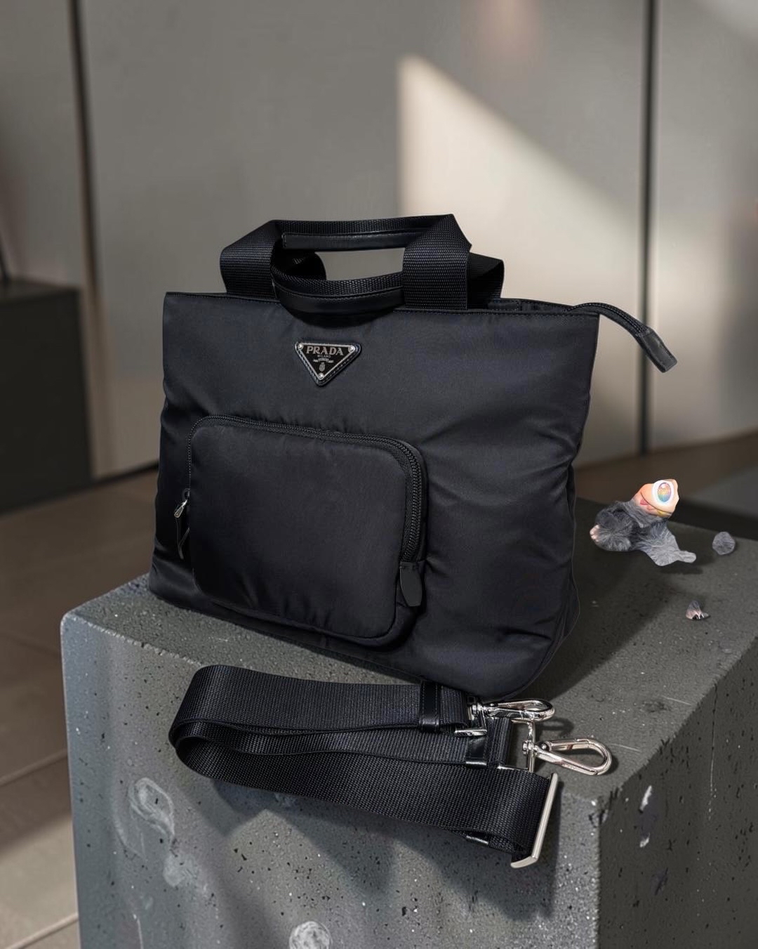 Prada nylon 2way re-nylon Bag100%Authentic, 98%new✅dust bag