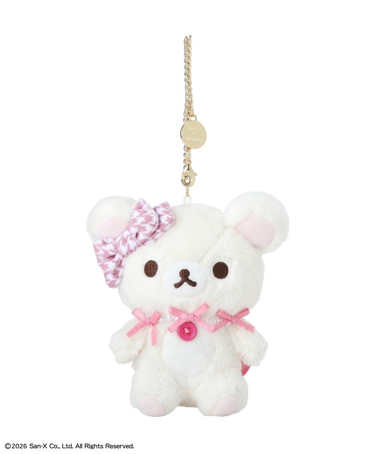  🎀【預訂】Maison de FLEUR × RILAKKUMA  白熊公仔掛飾