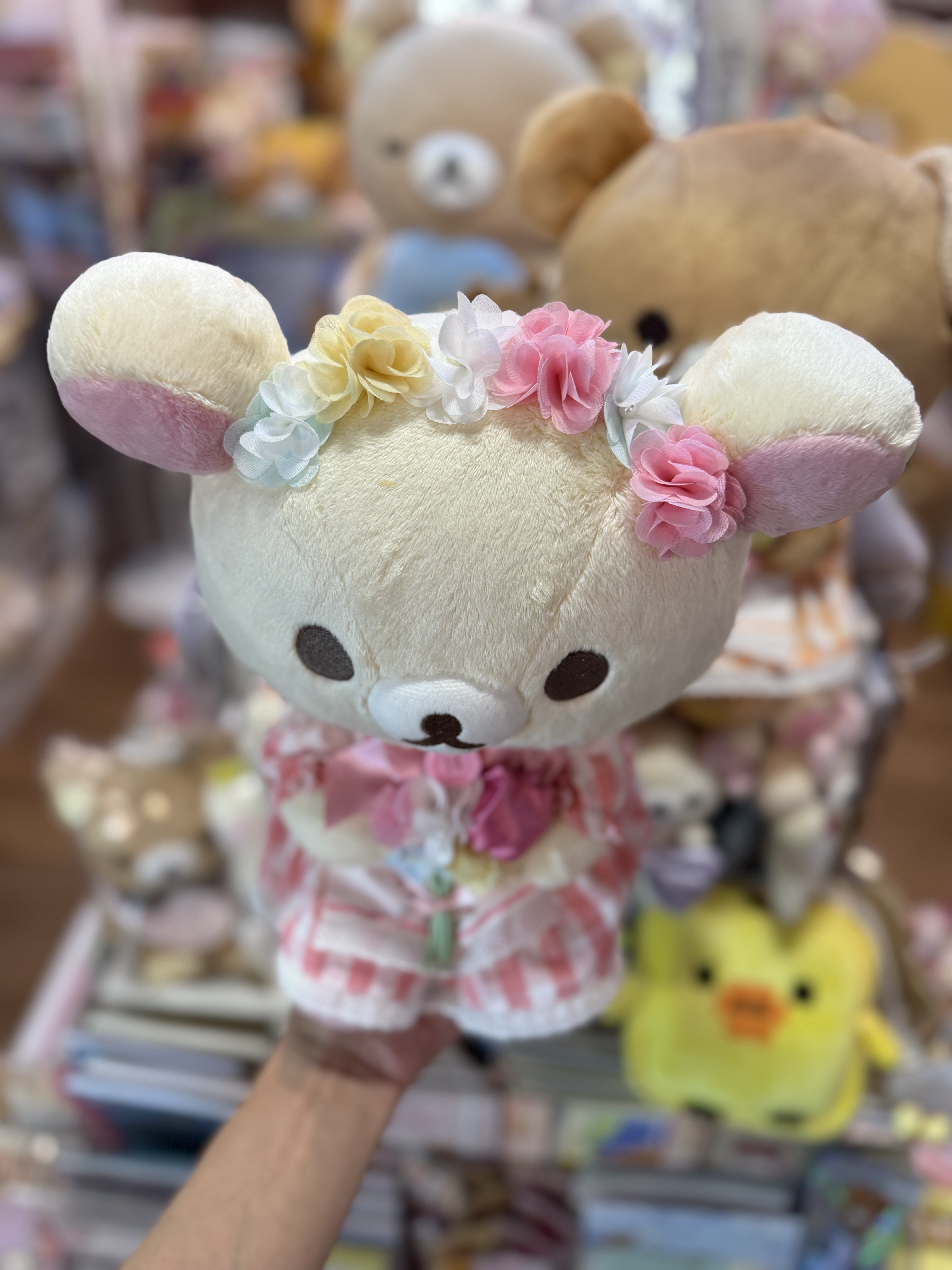 《現貨》全新日本有樂町pop up店限定 花花造型公仔（M size)