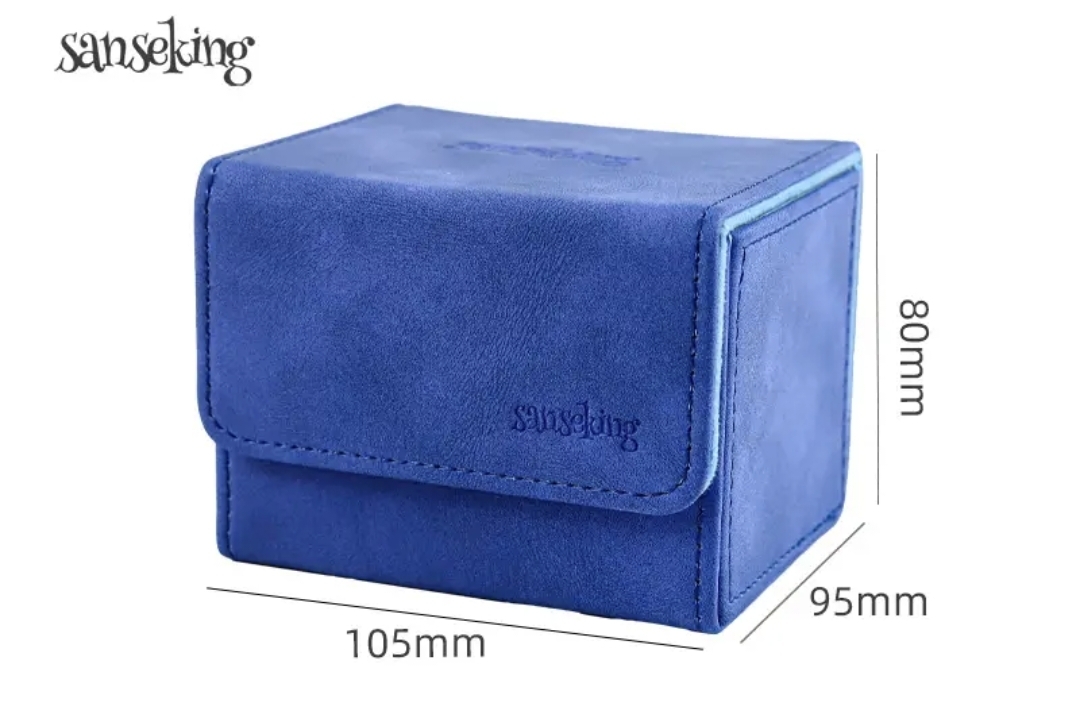 Sanseking PU Leather Deck Box 100+ Light Blue