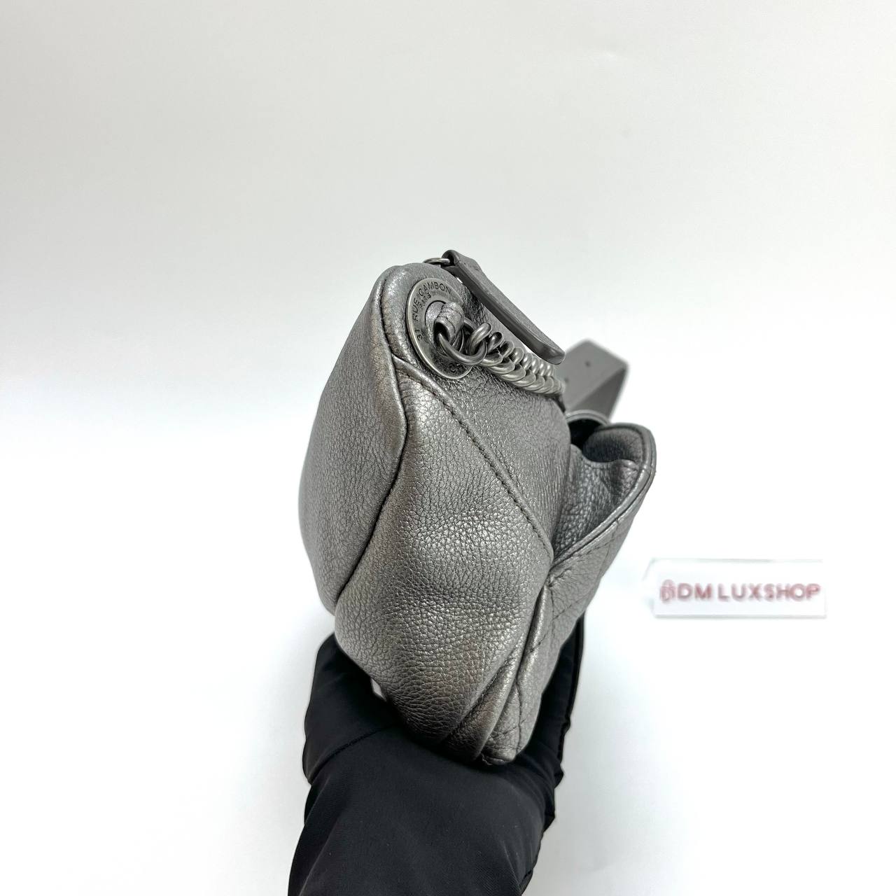 Chanel Metallic Silver Casual Rock Waist Bag SHW (Serial 22)