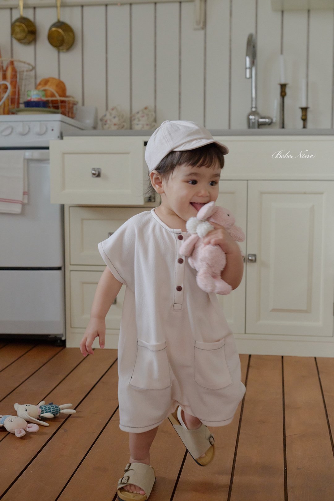 ☀️預訂 韓國直送☀️🇰🇷Bebenine兩色車線口袋無袖連身服