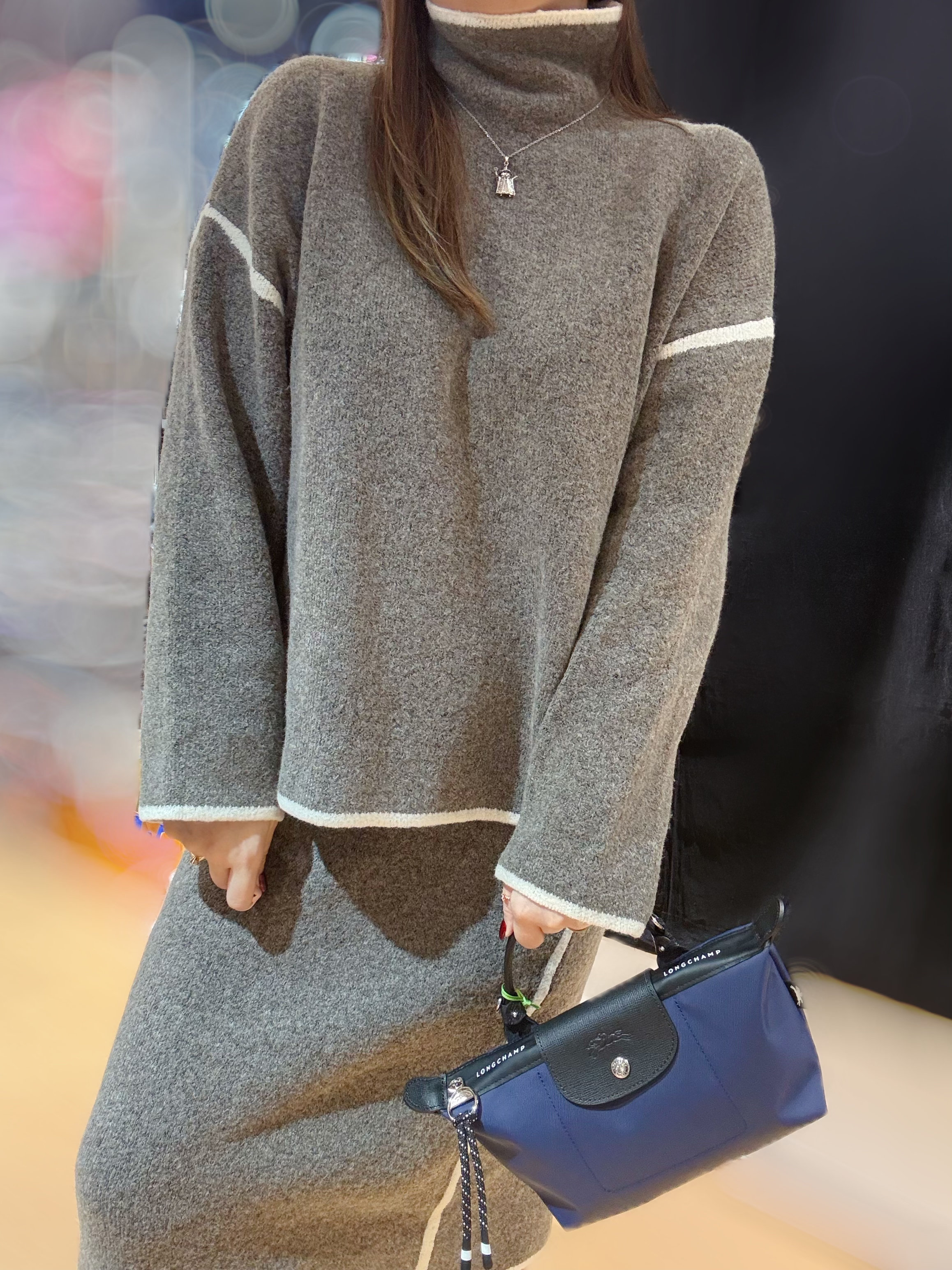 Longchamp energy pouch navy