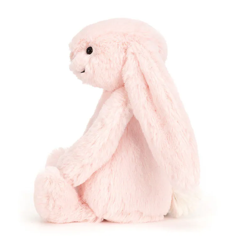 【英國】JellyCat Bashful Pink Bunny Rattle